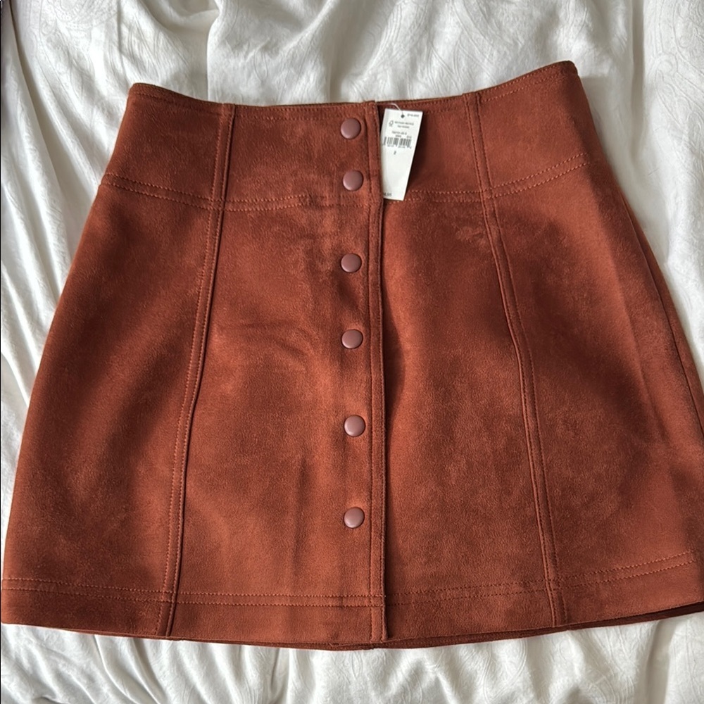 GAP Brown A-Line Mini Skirt Casual